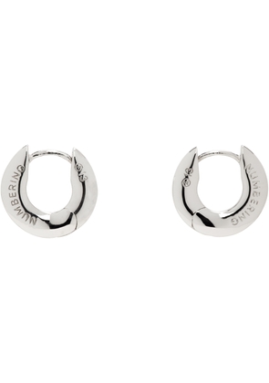 Numbering Silver #7115 Earrings