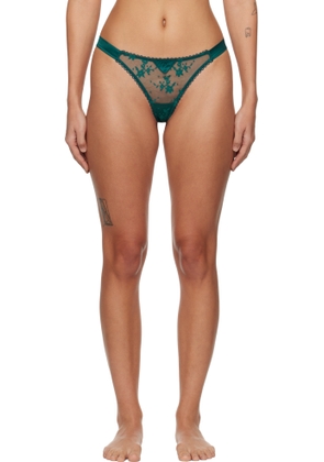 Fleur du Mal Blue Untie Me Thong
