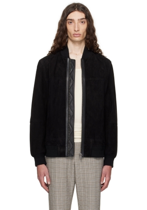 BOSS Black Regular-Fit Suede Jacket