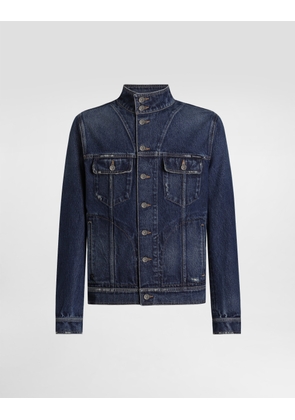 Dolce & Gabbana Denim Jacket - Man Denim Multi-colored 56