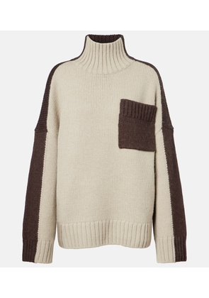 JW Anderson Wool and alpaca-blend turtleneck sweater