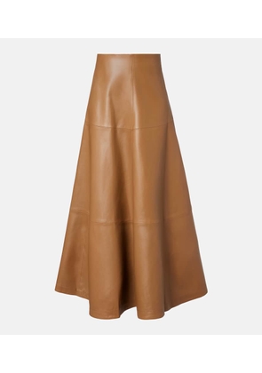 Altuzarra Varda leather maxi skirt