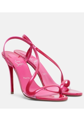 Christian Louboutin Rosa Z 100 patent leather sandals