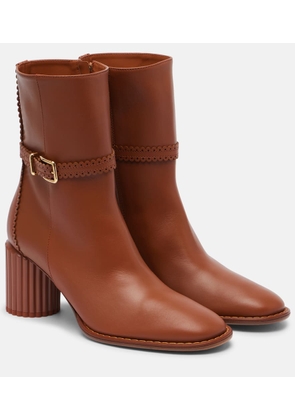 Zimmermann Eddie 70 leather ankle boots