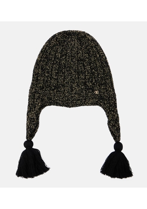 Valentino VLogo fringed LurexÂ® beanie
