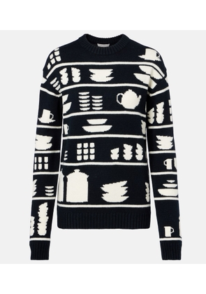 JW Anderson Jacquard wool sweater