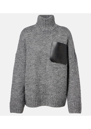JW Anderson Wool and alpaca-blend turtleneck sweater