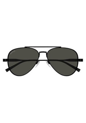 Gucci Grey Pilot Mens Sunglasses GG1874S 001 57