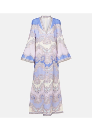 Zimmermann Maxine paisley linen maxi dress