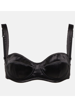 Dolce&Gabbana Silk-blend satin bra