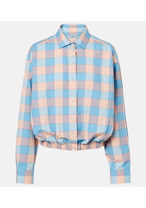 Prada Checked cotton poplin shirt