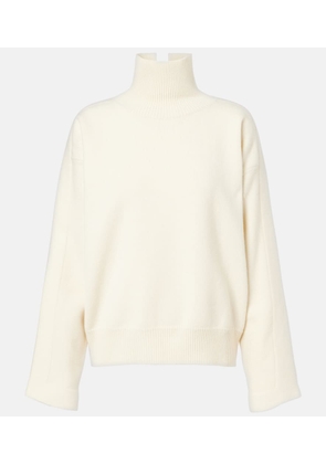 Jil Sander Wool and cotton-blend turtleneck sweater
