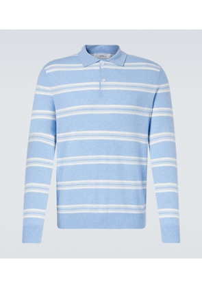 Arch4 Mr Swansea striped cashmere polo sweater