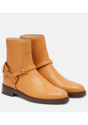 Valentino Garavani VLogo leather ankle boots