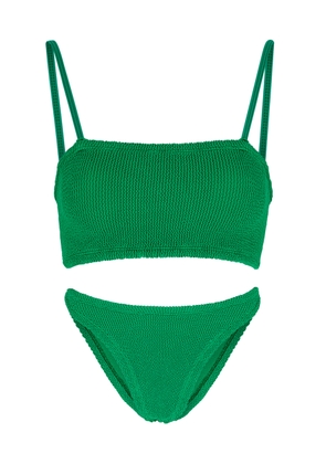 Hunza G Gigi Crinkle Bikini - Green - One Size