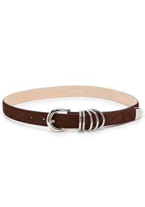 Dehanche Hollyhock Suede Belt - Brown - 90 (UK 14 / XL)