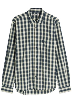 Ymc Curtis Checked Cotton Shirt - Green - S