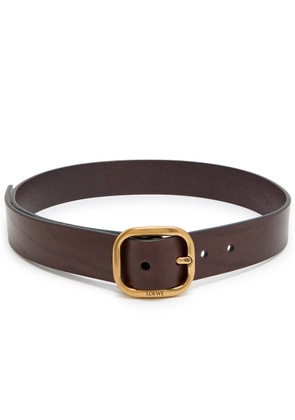 Loewe Leather Belt - Dark Brown - 32 (UK10/ M)