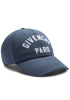 Givenchy Curved Logo-embroidered Cotton cap - Navy - One Size