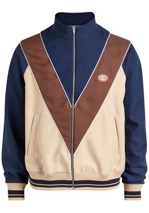 Valentino Garavani Panelled Cotton-blend Track Jacket - Multicoloured 1 - M
