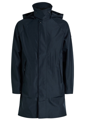Belstaff Force Hooded Tritech Shell Coat - Navy - XL