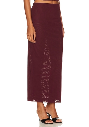 Camila Coelho Osiris Maxi Skirt in Purple. Size S. Also in XS, XXS.