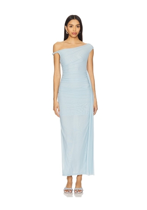 Bardot Layana Asymmetrical Dress in Baby Blue. Size L. Also in XS.
