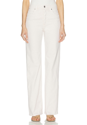 Citizens of Humanity Annina Wide Leg Jeans in Almondette - Ivory. Size 28 (also in 24, 27, 30, 31, 32, 33).