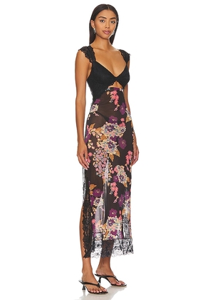 Free People x Intimately FP Suddenly Fine Maxi Slip in Black. Size S. Also in XS.