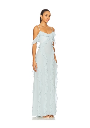 House of Harlow 1960 x REVOLVE Mandy Gown in Baby Blue. Size M. Also in L, S, XL, XS, XXS.