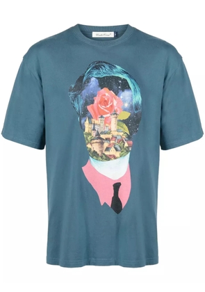 Undercover graphic-print cotton T-shirt - Blue