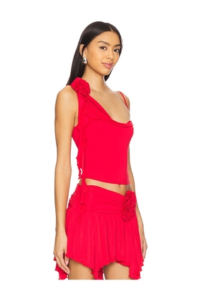 Lovers and Friends Casey Top in Red. Size S. Also in M, XL, XS.