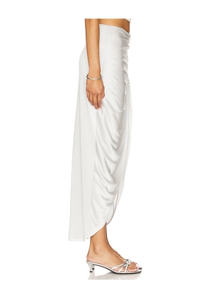 LAMARQUE Sanna Skirt in Metallic Silver. Size M. Also in L, S, XS, XXS.