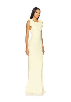 OW Collection x REVOLVE Cornelia Maxi Dress in Yellow. Size L. Also in M, S, XS.