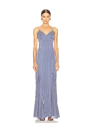 Katie May Tiki Gown in Royal. Size M. Also in L, S, XL, XS.
