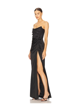 SAU LEE Julia Gown in Black. Size 00. Also in 4.