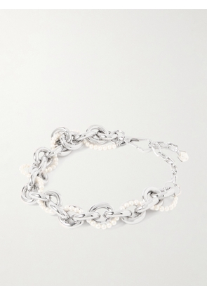 Simone Rocha - Silver-tone Faux Pearl Necklace - One size