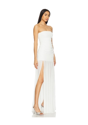 retrofete Adele Dress in White. Size M. Also in L, S, XS.