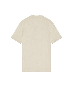 Rails Cillian Short Sleeve Polo in Cream. Size M. Also in S.