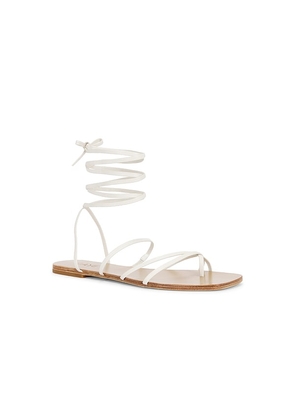 RAYE Silas Sandal in White. Size 6. Also in 6.5, 7, 7.5.