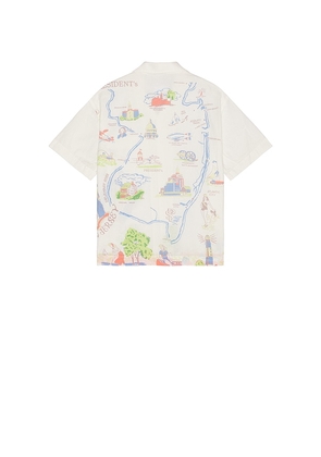 President's Reef Shirt in White. Size L. Also in M.