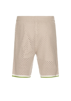 Scotch & Soda Crochet Knit Shorts in Brown. Size M. Also in XL/1X.