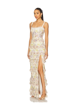 V. Chapman Cassia Dress in Green,Purple. Size 10. Also in 0, 12.