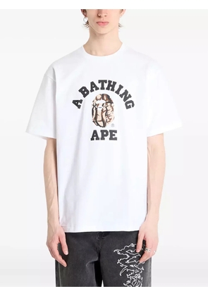A BATHING APE® logo T-shirt - White