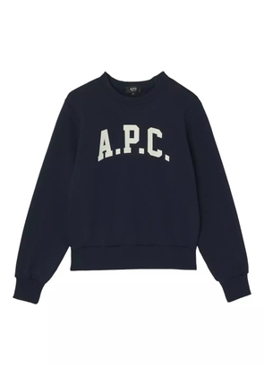 A.P.C. logo crewneck sweatshirt - Black