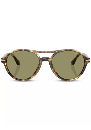 Giorgio Armani round-frame sunglasses - Brown