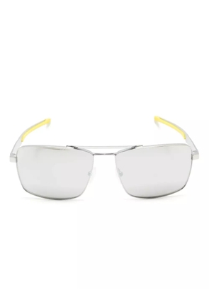 SCUDERIA FERRARI 107/6G pilot-frame sunglasses - Silver