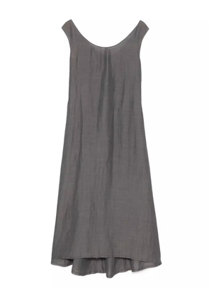 Yohji Yamamoto Pre-Owned 2010s sleeveless A-line dress - Grey