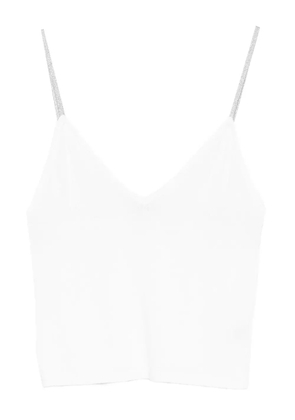 Versace Pre-Owned silver-straps top - White