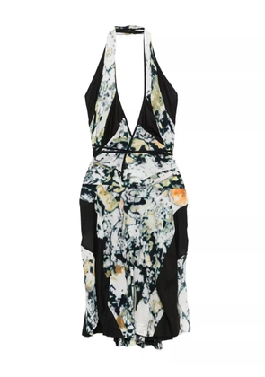 Vivienne Westwood Pre-Owned 2014 halter-neck printed dress - White